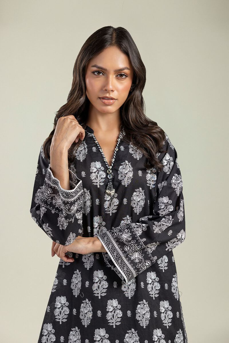 Black Longline Kurta