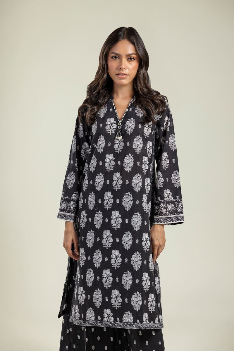 Black Longline Kurta