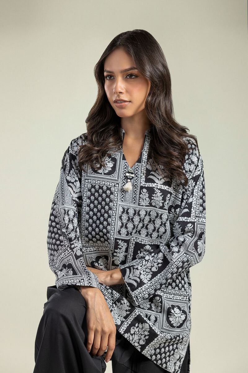 Black Solid Shalwar
