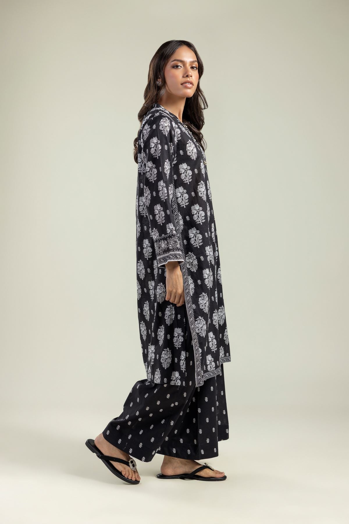 Floral Cambric Pants