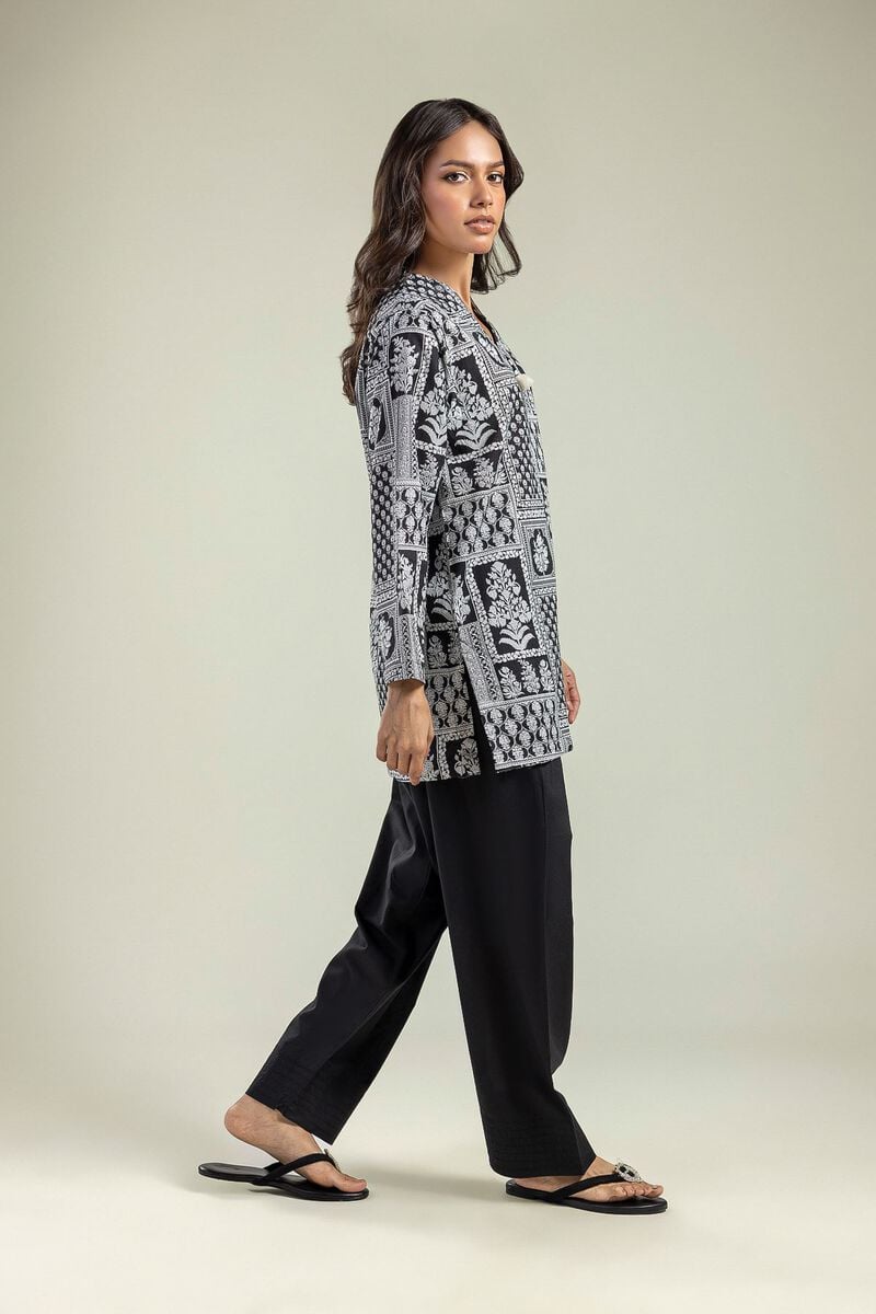 Black Solid Shalwar