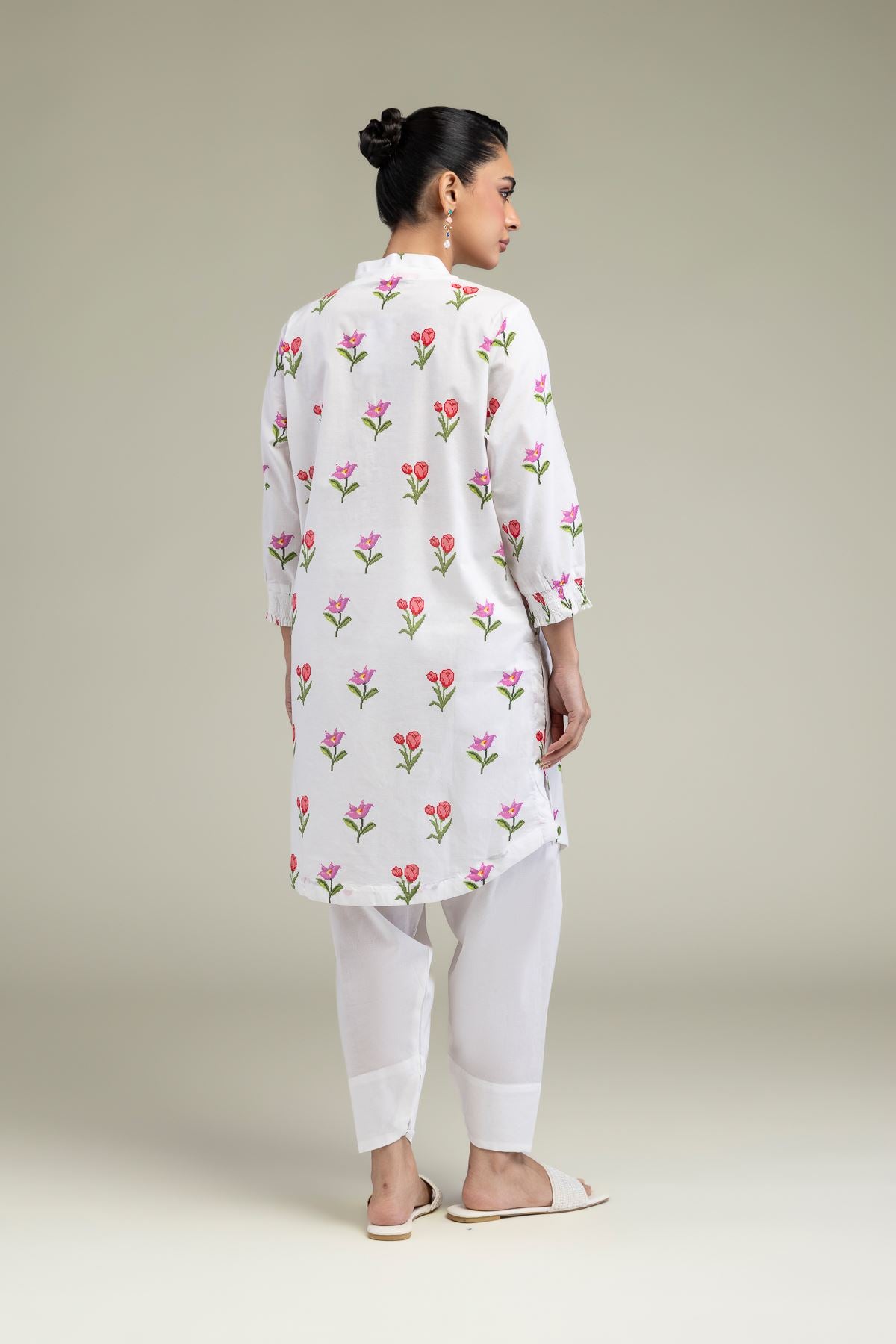 White Cambric Kurta
