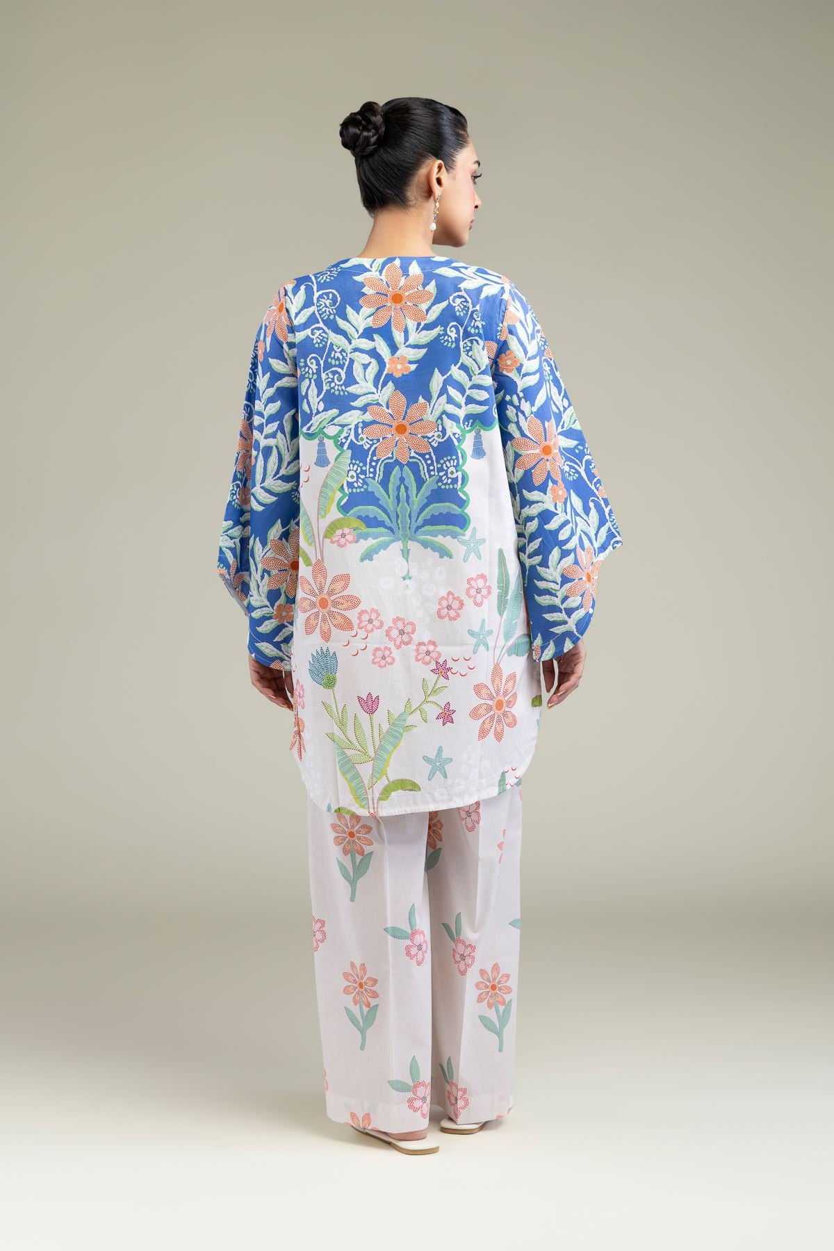 Floral Flared Kurta
