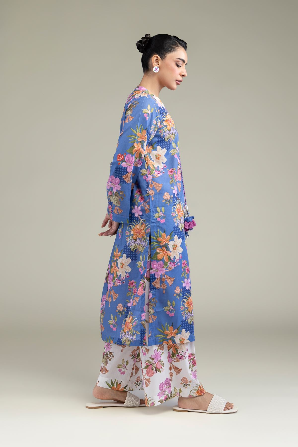 Floral Cambric Pants