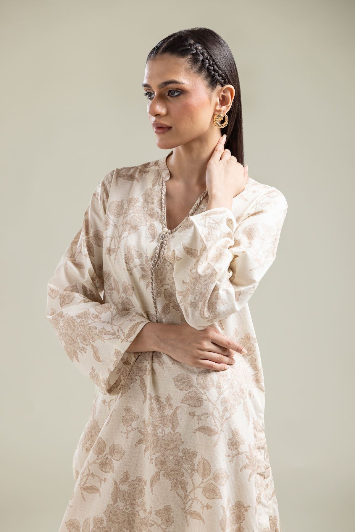 Floral Longline Kurta