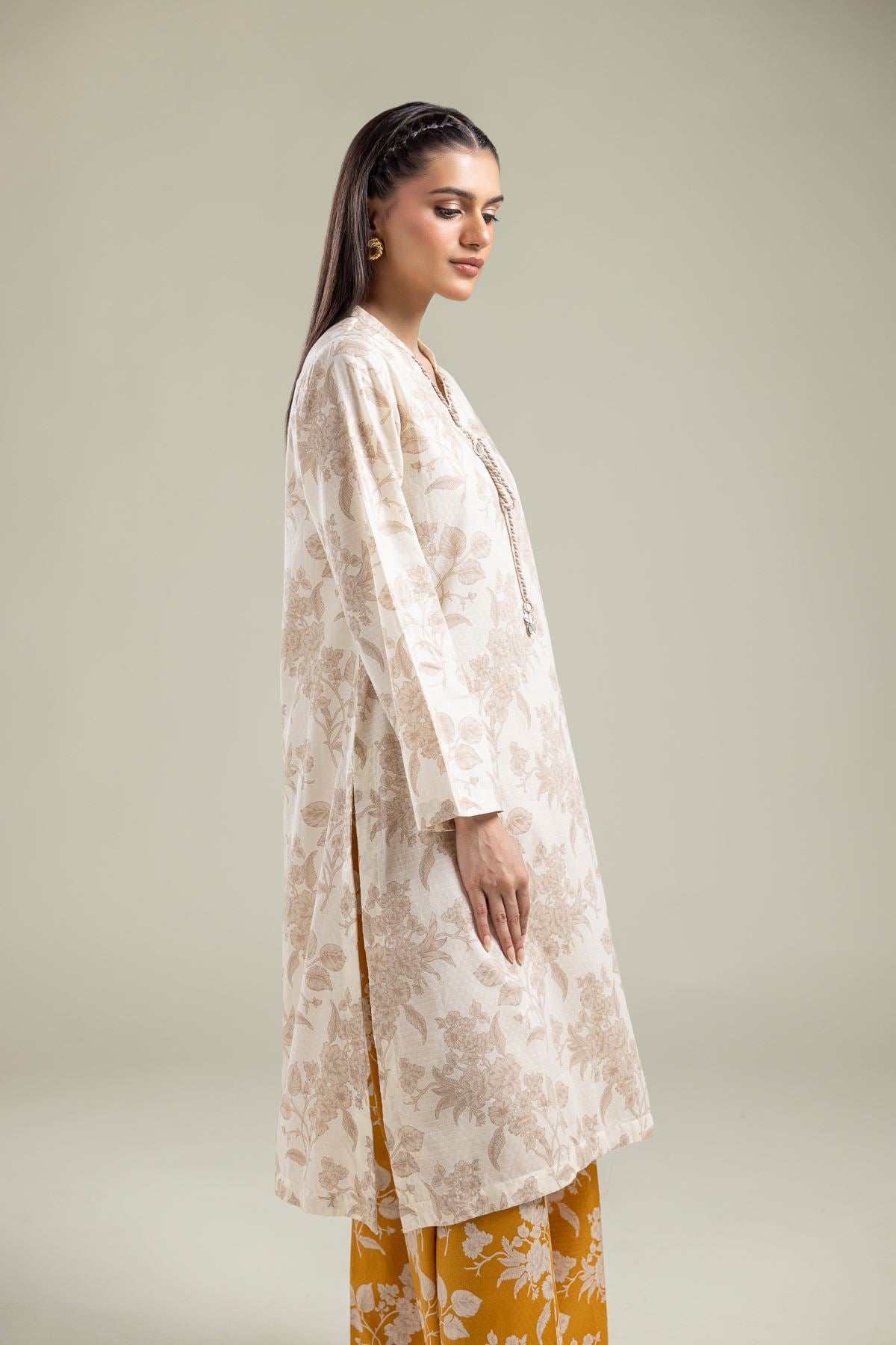 Floral Longline Kurta