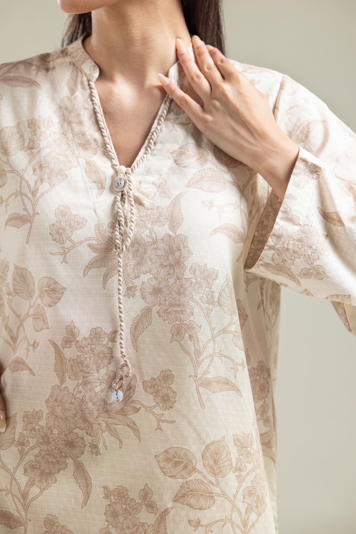 Floral Longline Kurta
