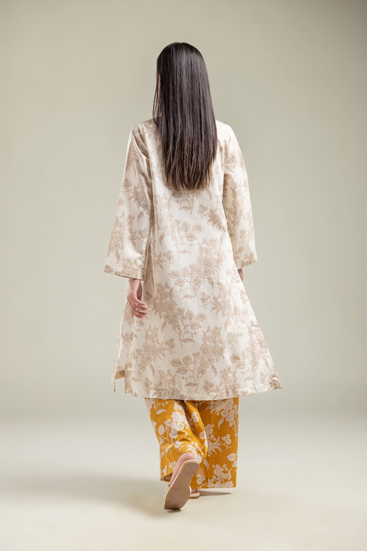 Floral Longline Kurta