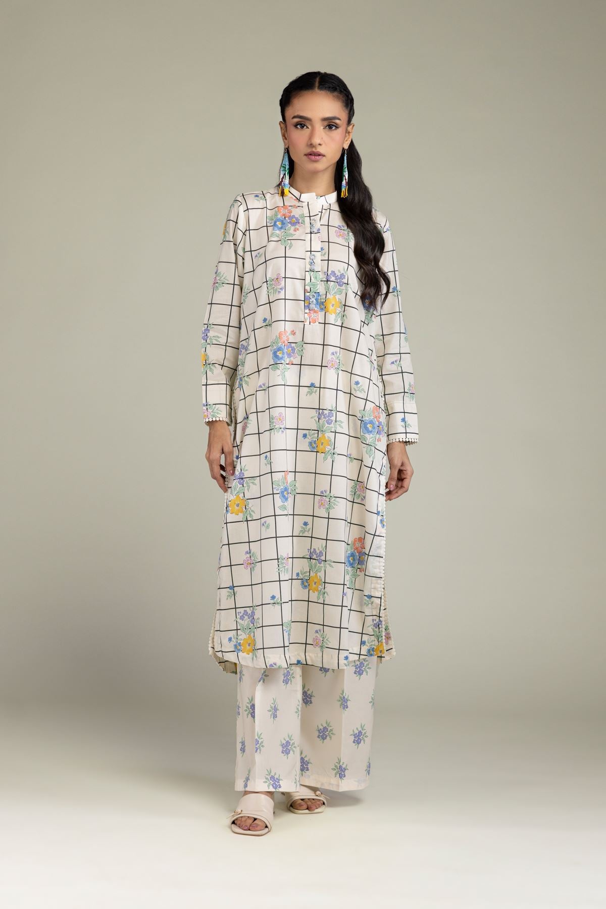 Floral Cambric Pants