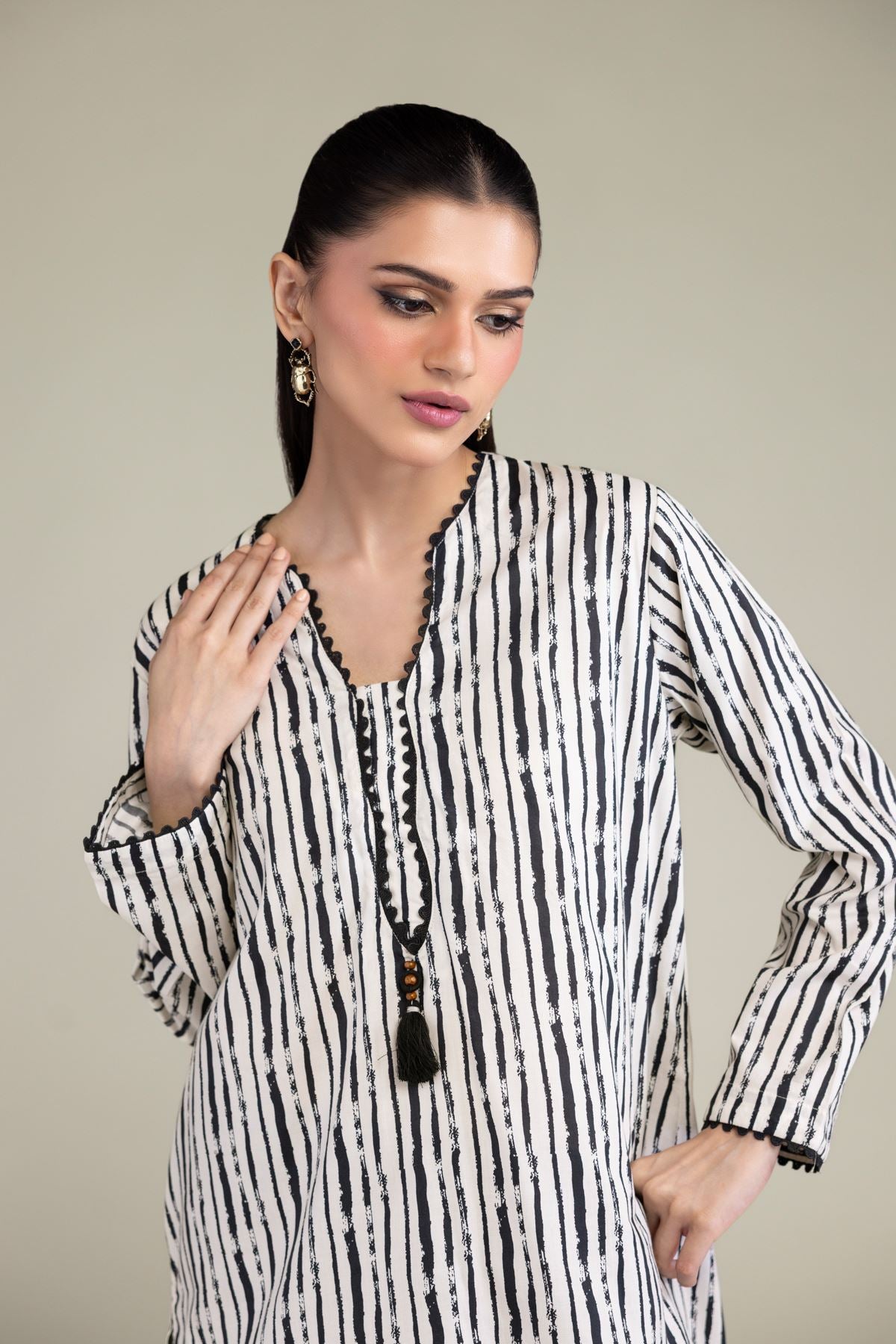 White Cotton Kurta
