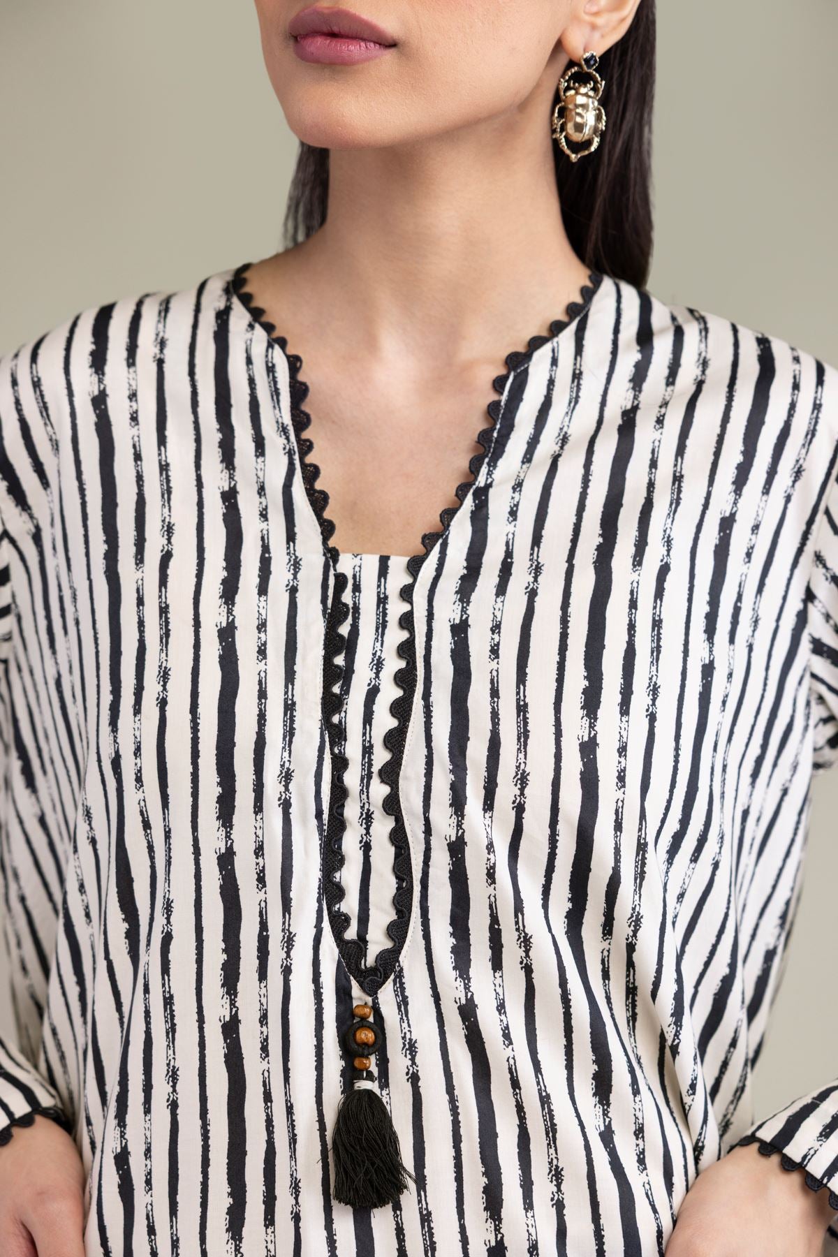 White Cotton Kurta