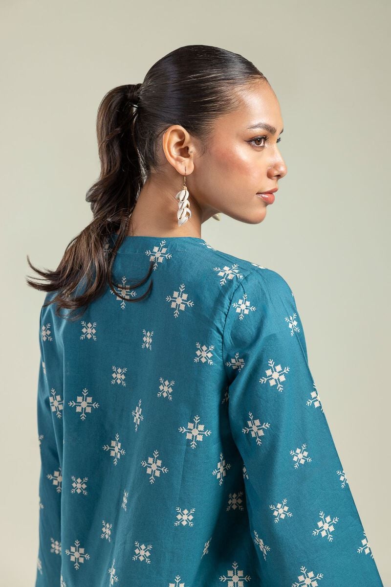 Teal Cambric Kurta