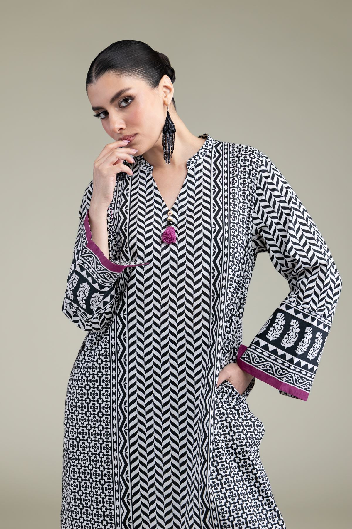 Long Cambric Kurta