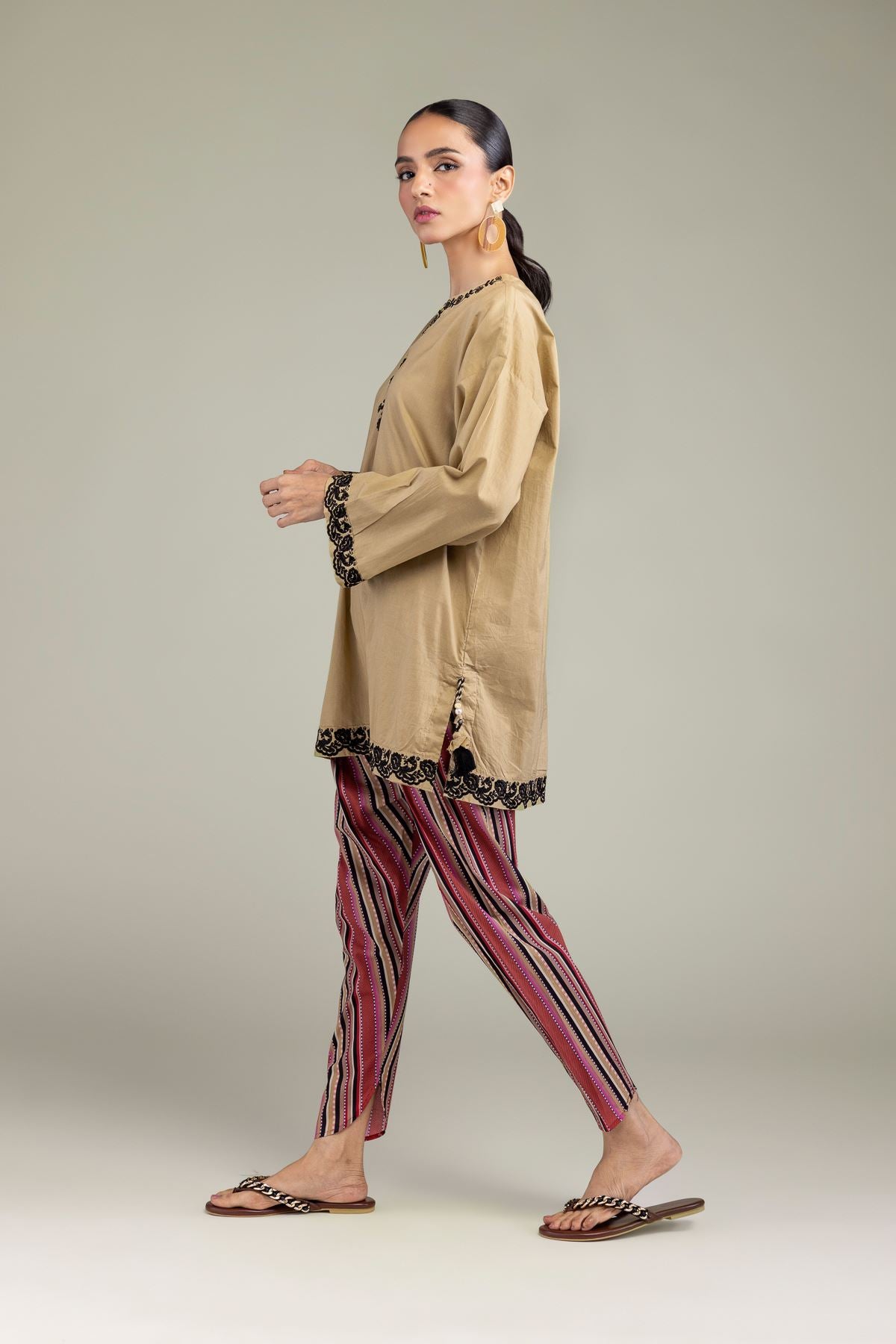Printed Cambric Shalwar