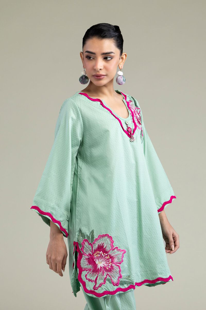 Floral Mint Shalwar
