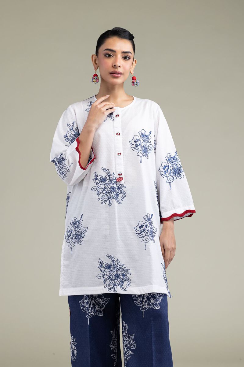 Floral Round-Neck Kurta