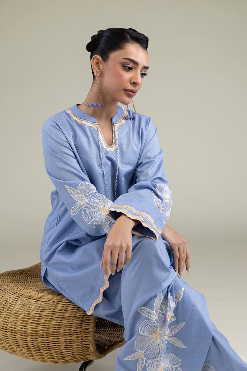 Floral Scalloped Kurta