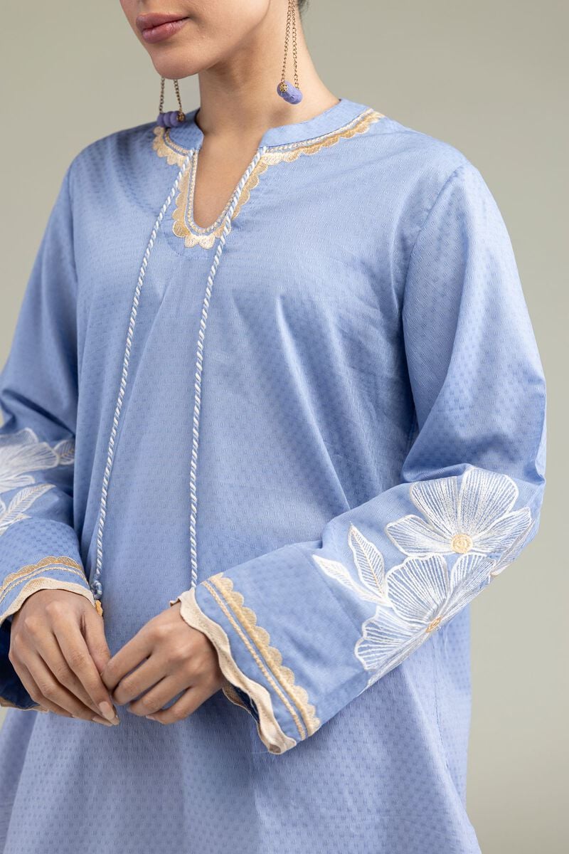 Floral Scalloped Kurta