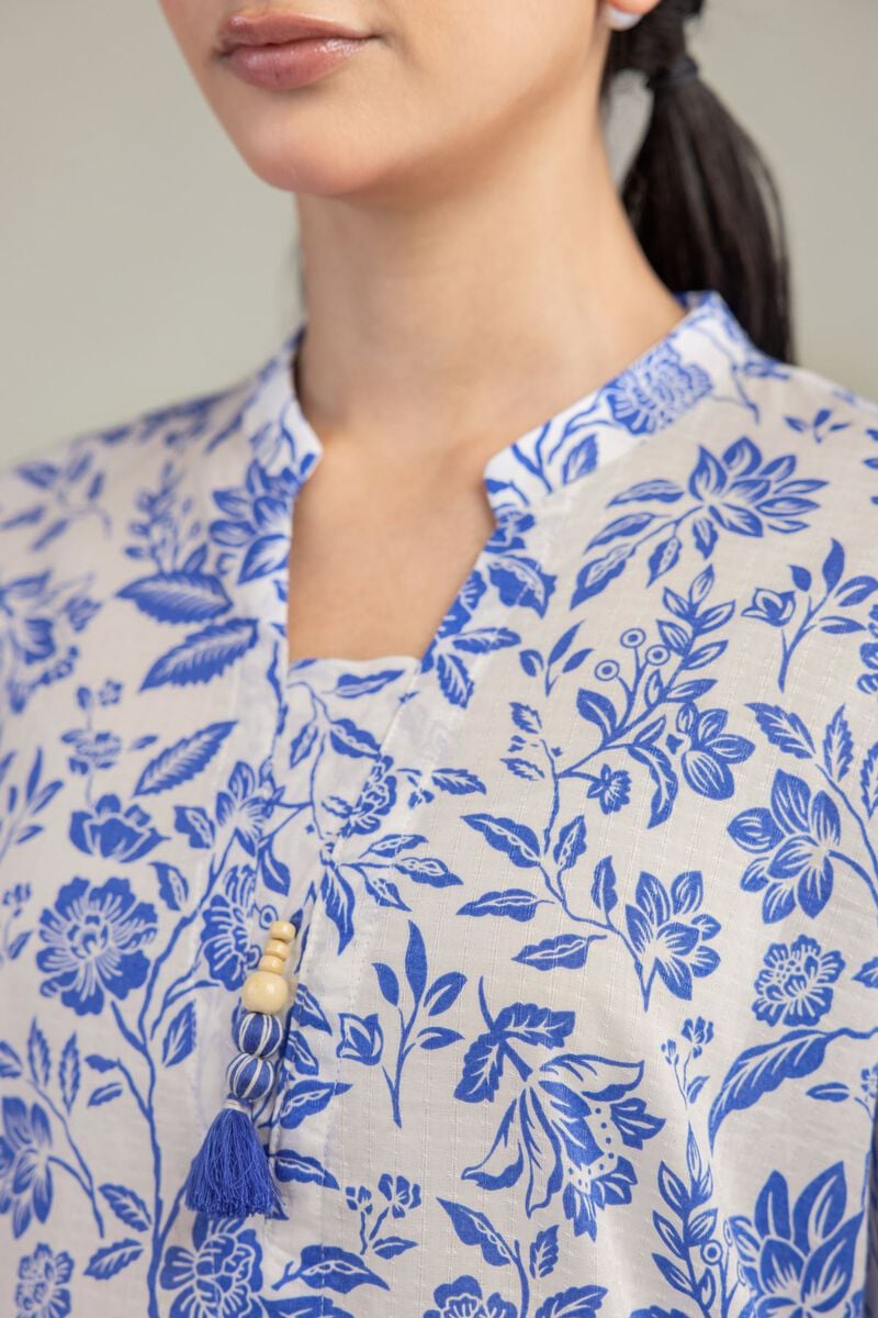 Floral Cotton Kurta