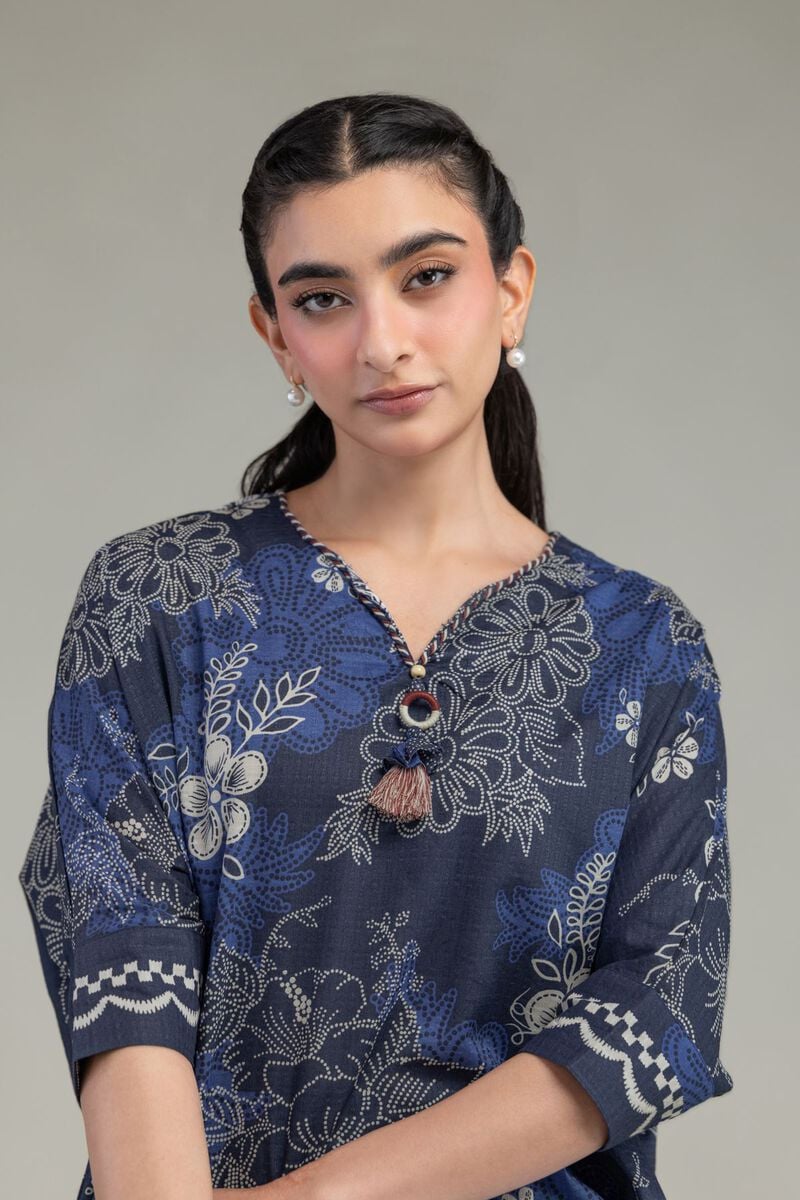 Short Floral Kurta
