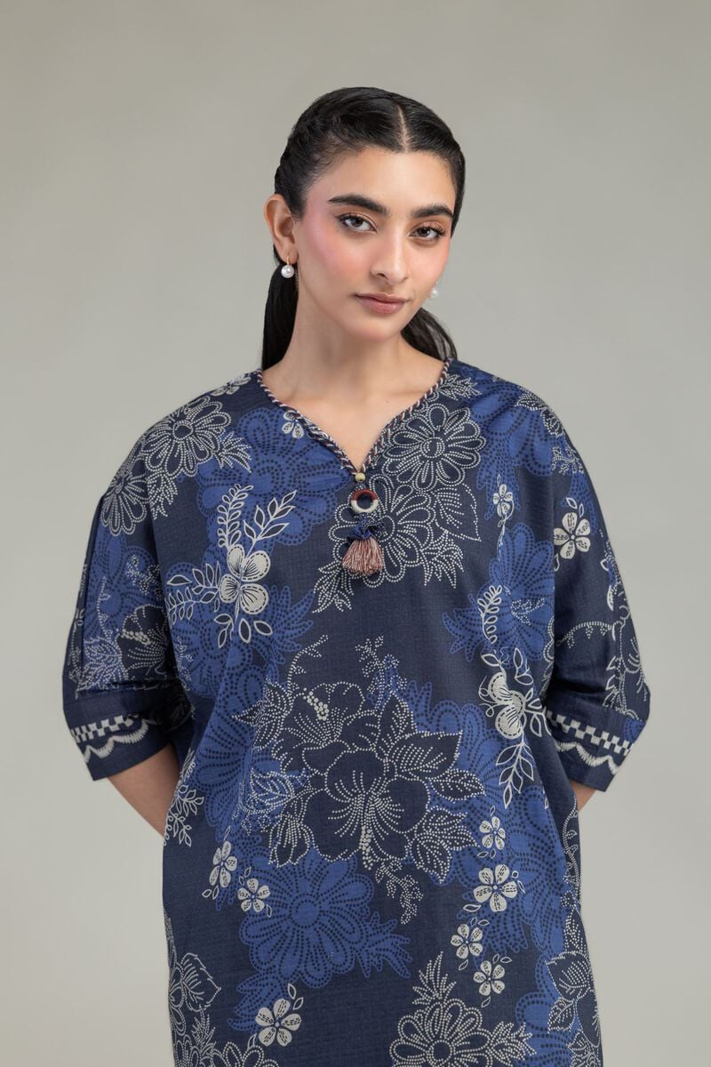 Short Floral Kurta