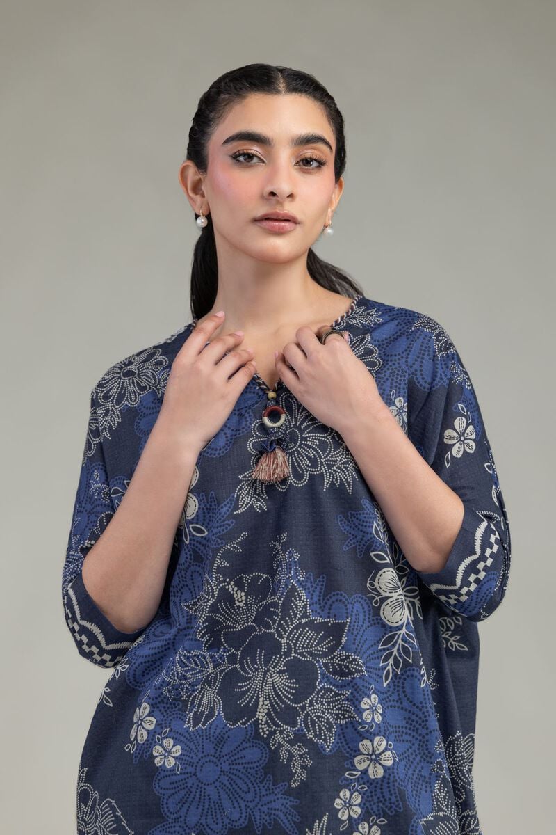 Short Floral Kurta