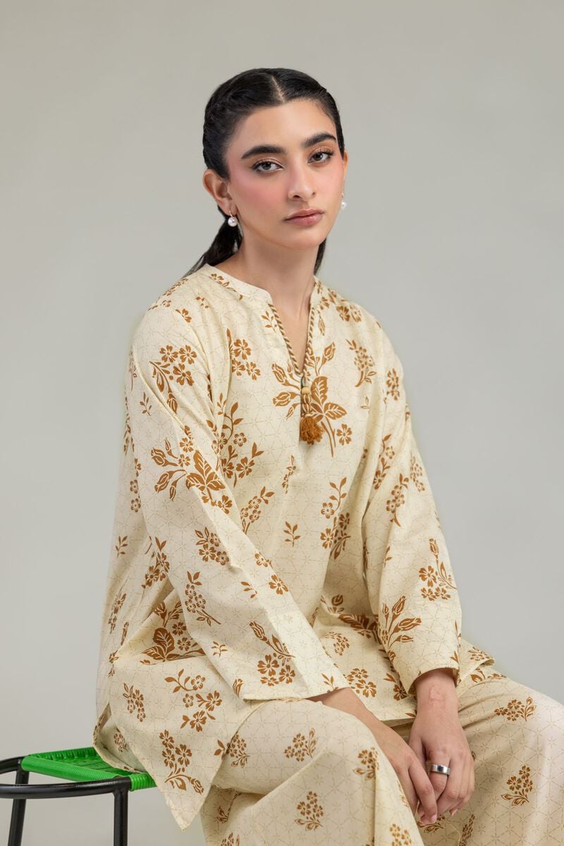 Floral Cotton Pants