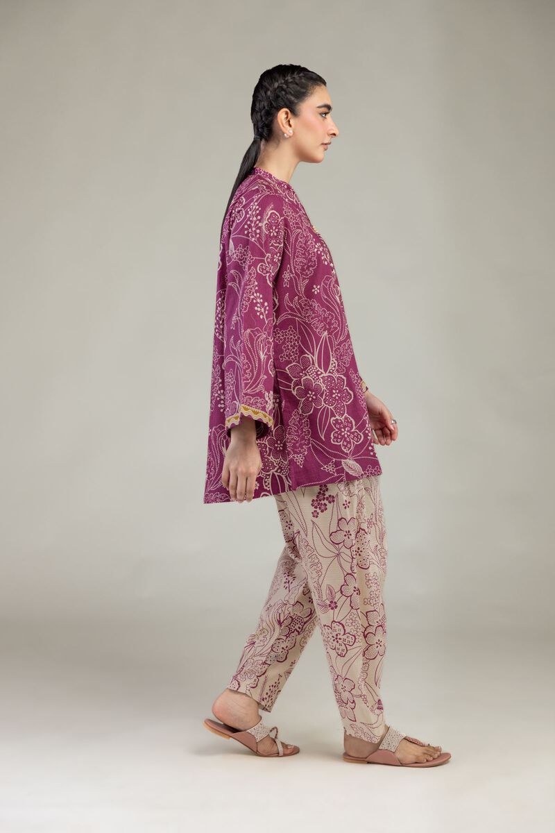 Floral Beige Shalwar