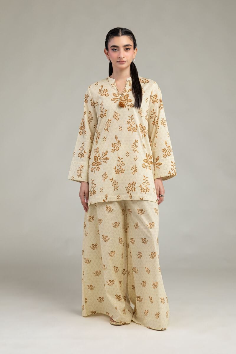 Floral Cotton Pants
