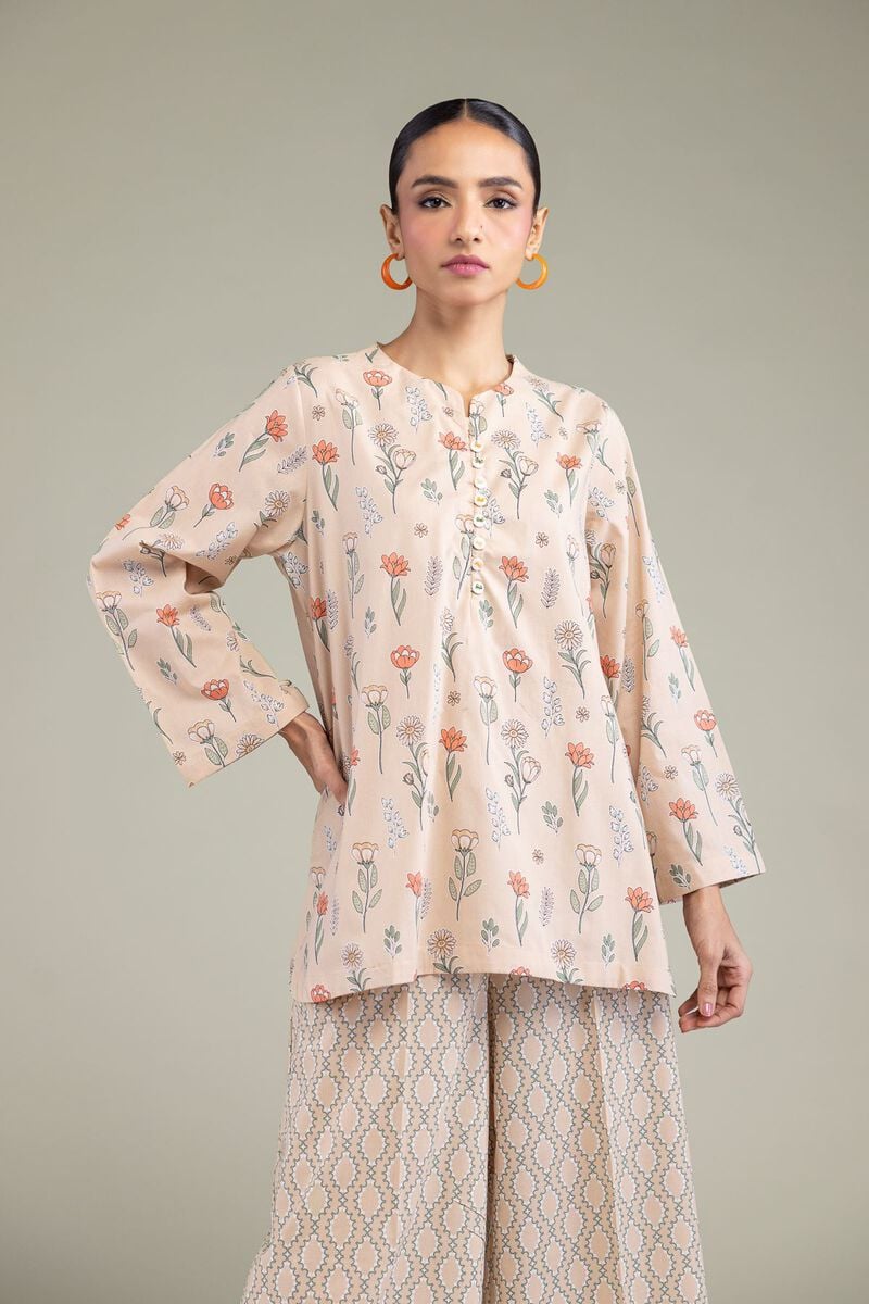 Floral Cambric Kurta