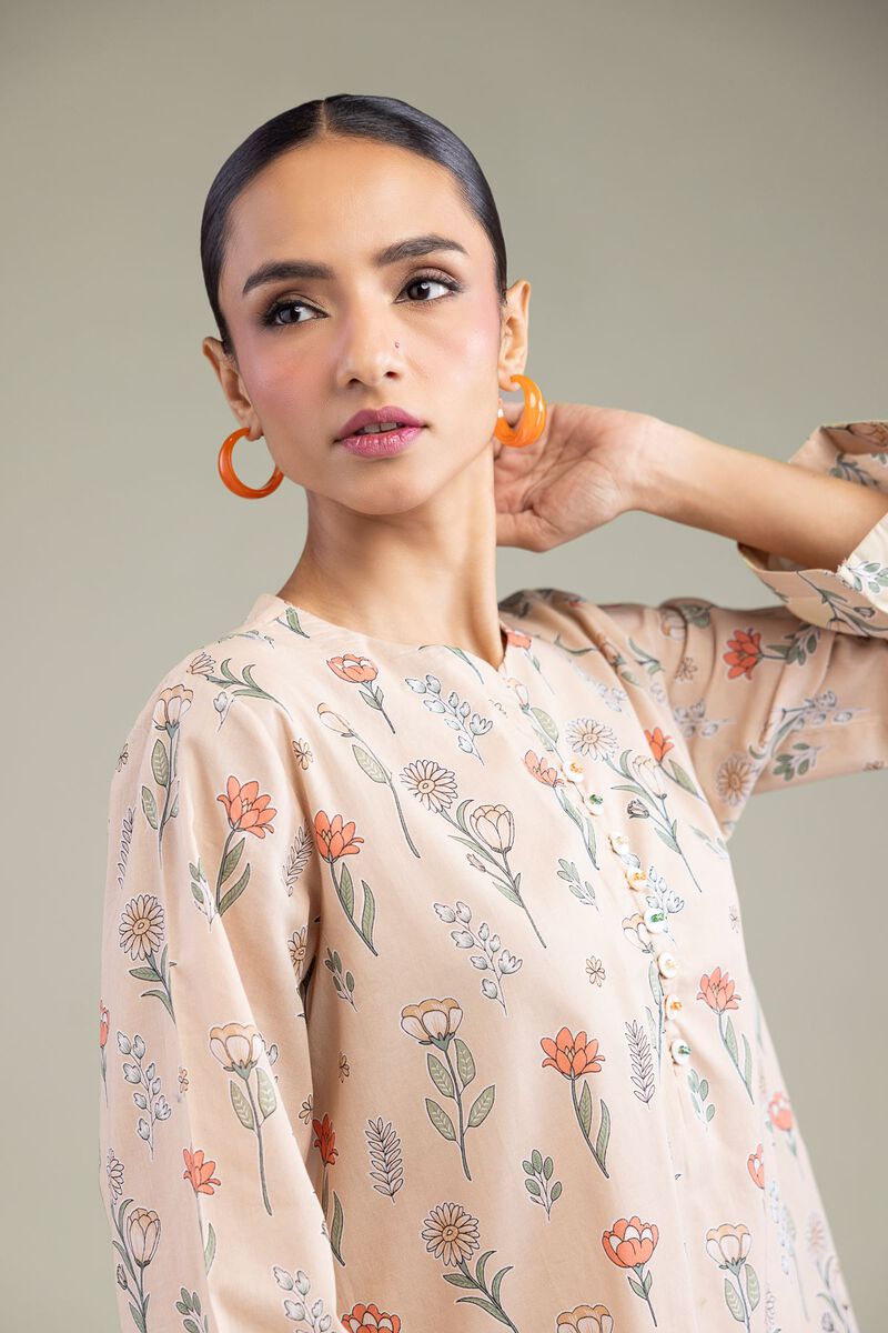 Floral Cambric Kurta