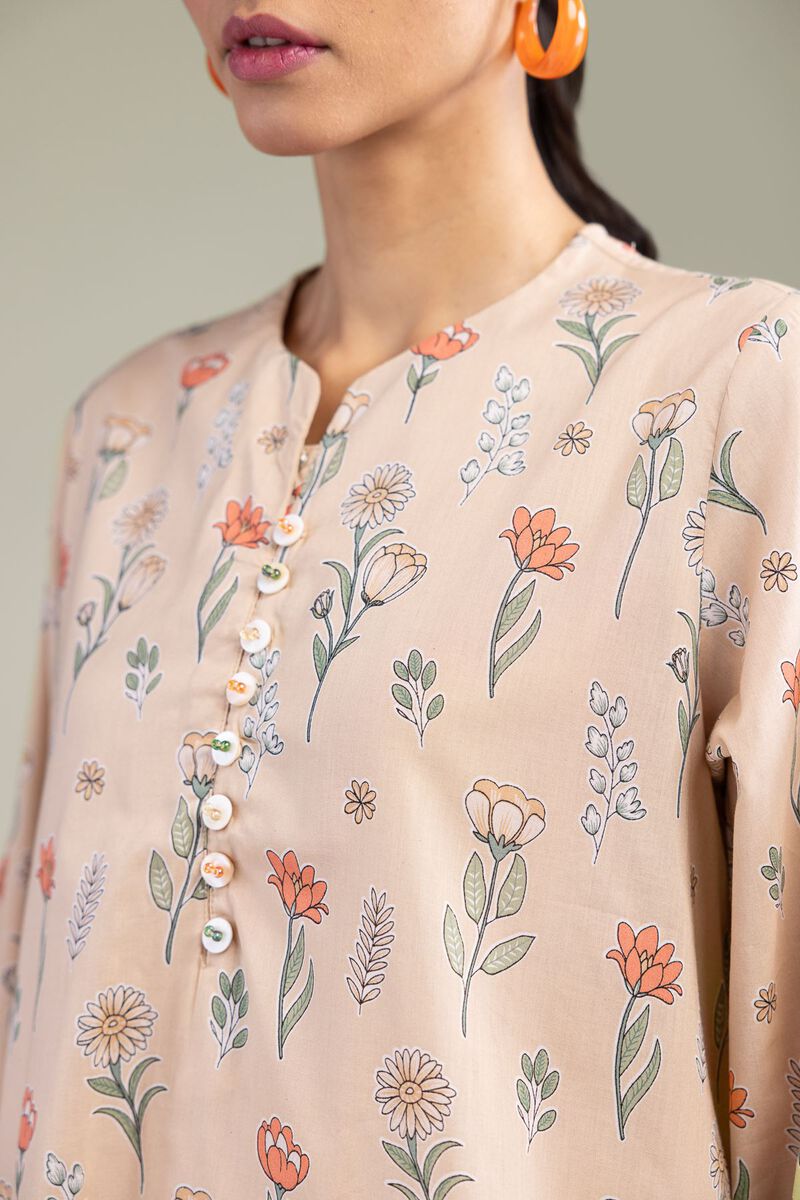 Floral Cambric Kurta