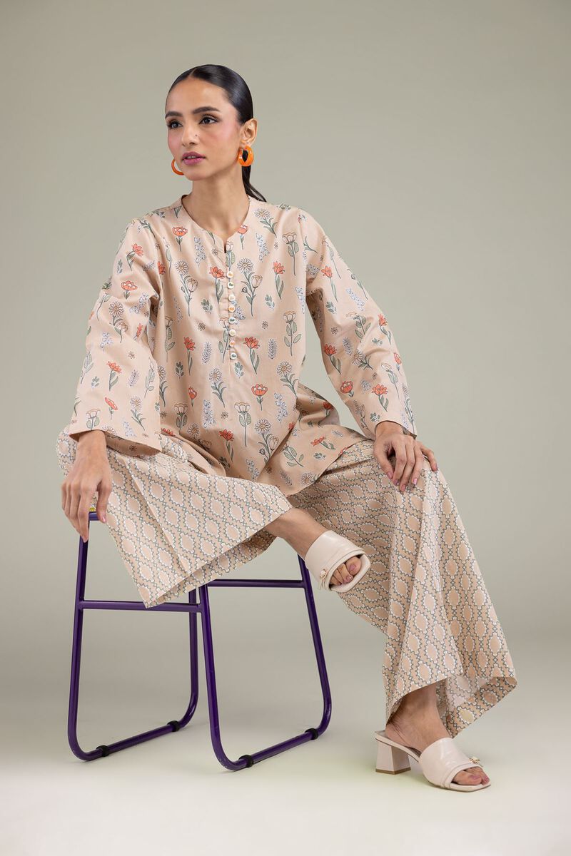 Floral Cambric Kurta