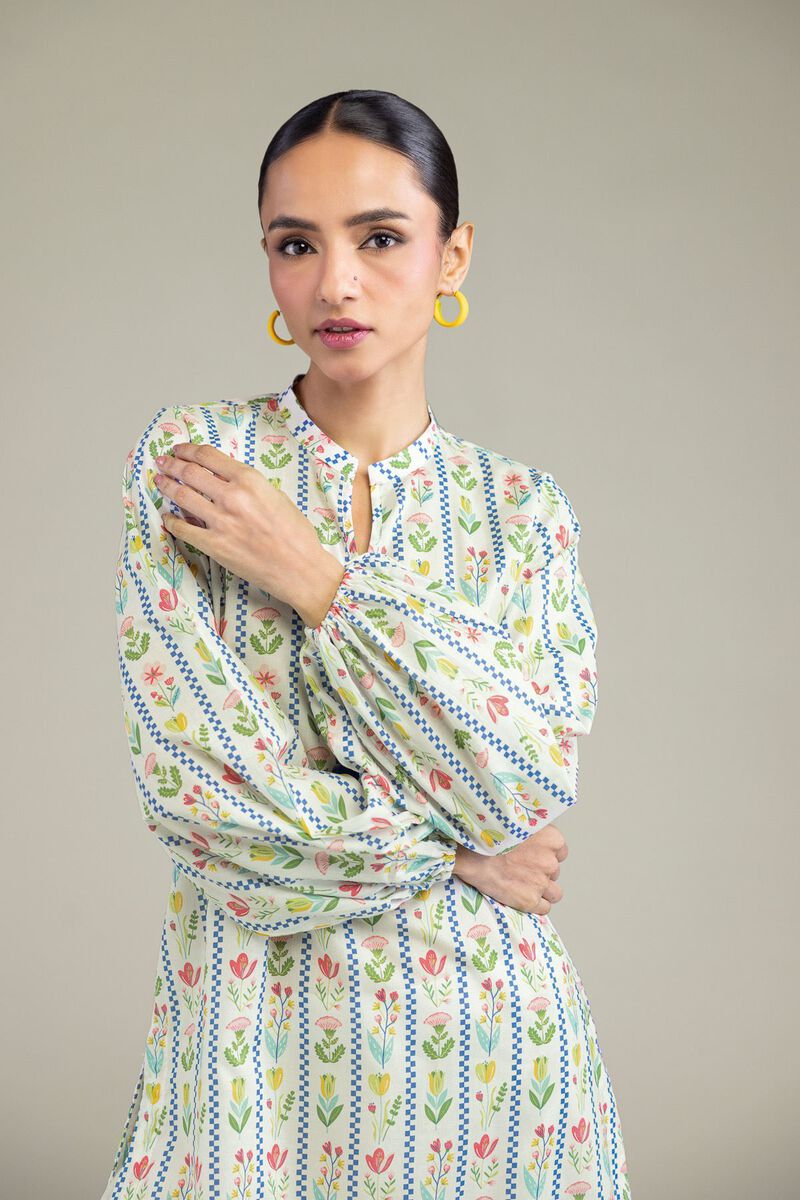 Floral Cambric Kurta