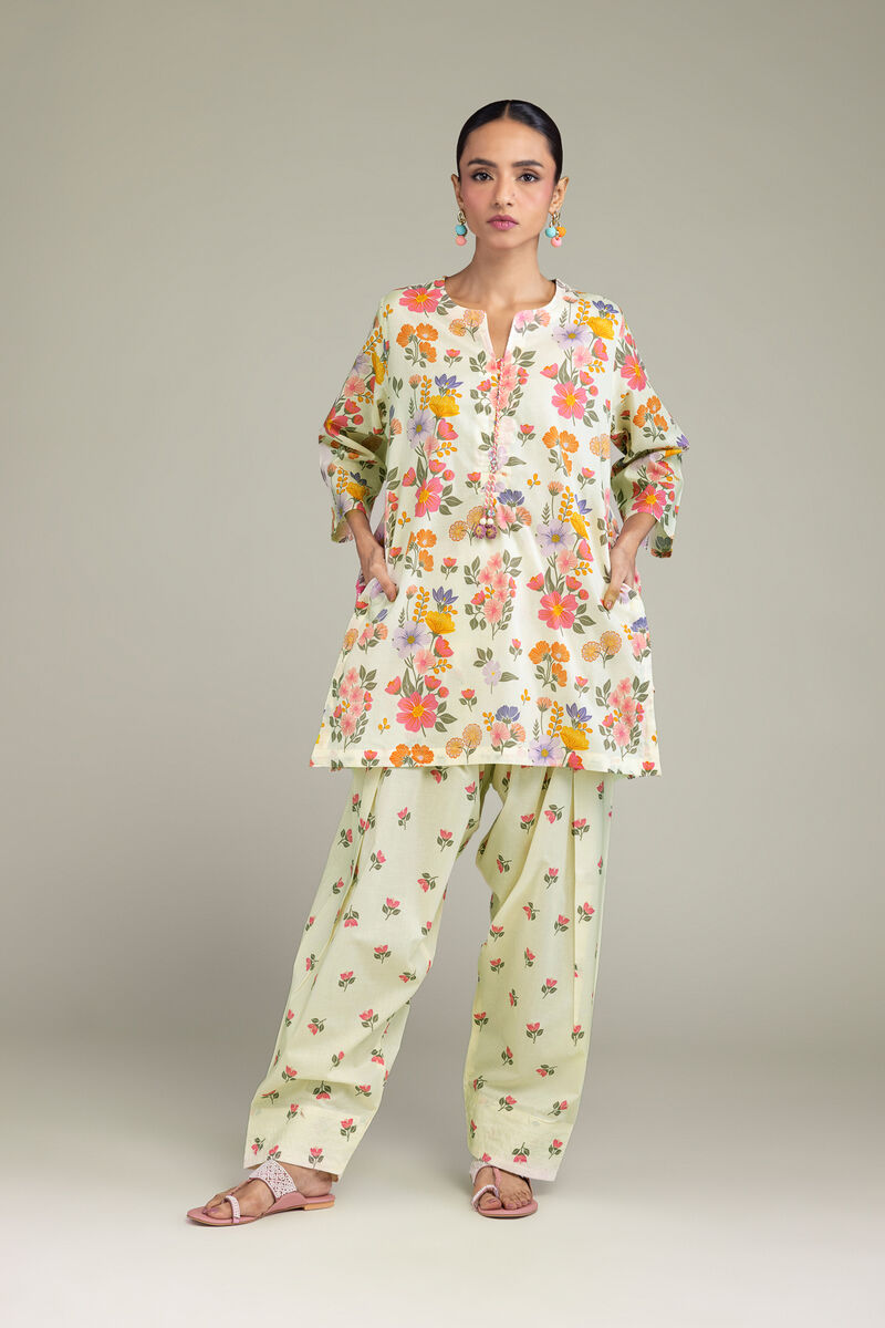 Floral Cambric Shalwar