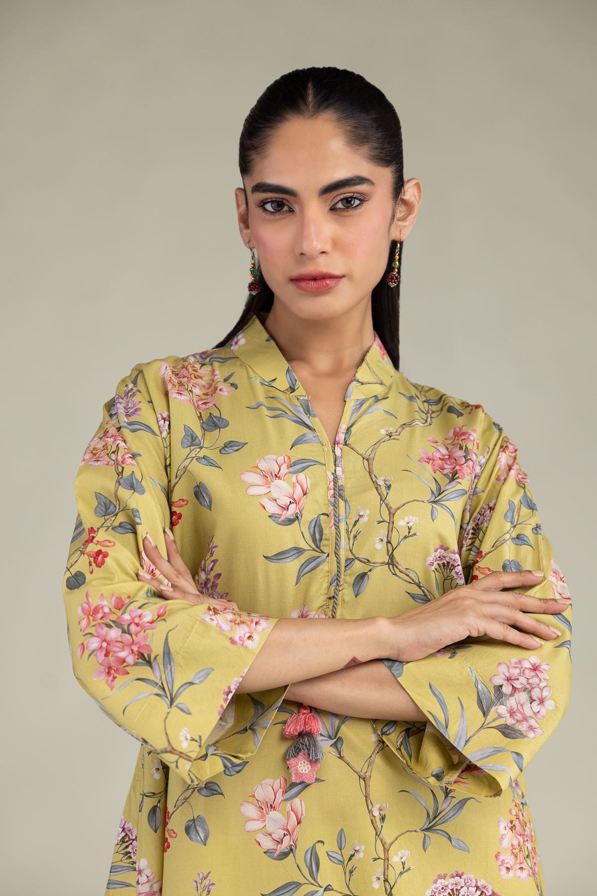 Solid Yellow Shalwar