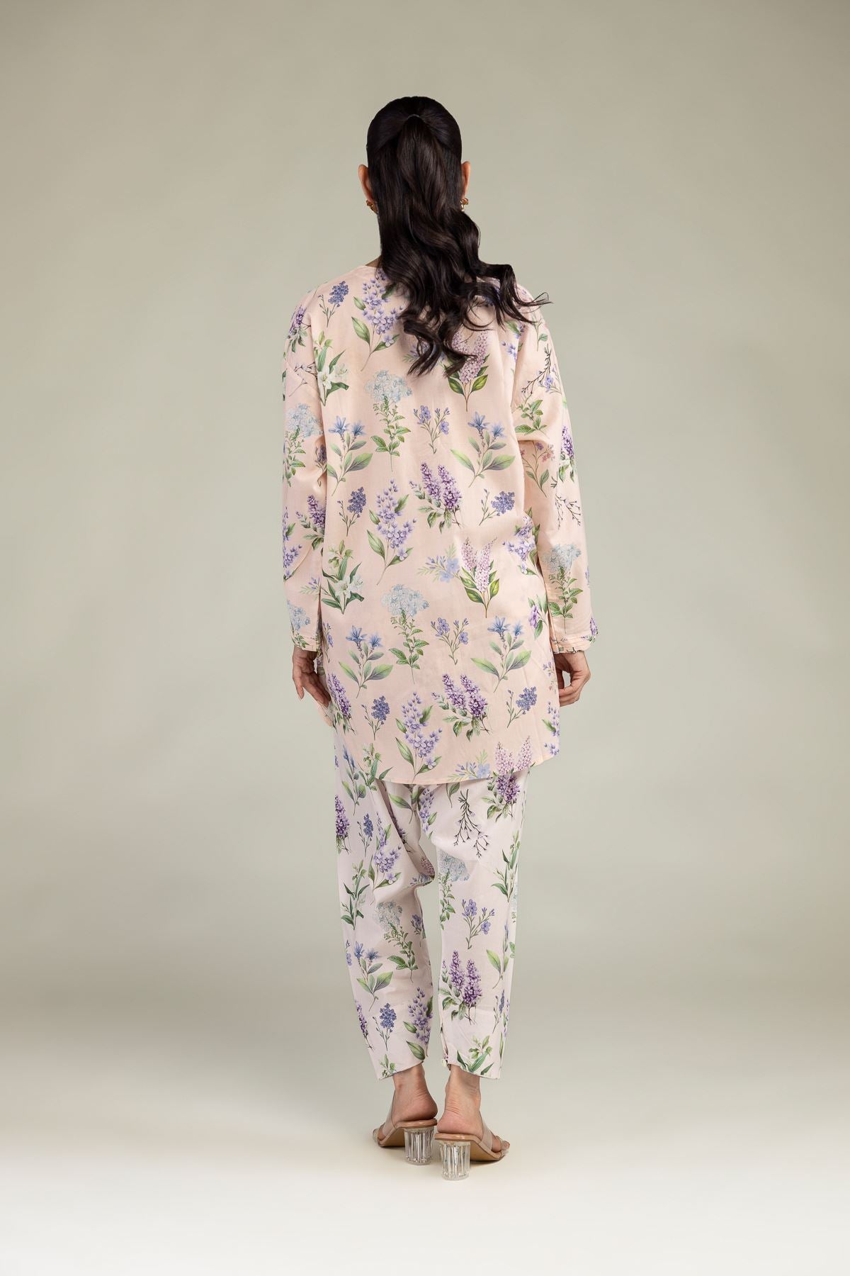 Short Floral Kurta