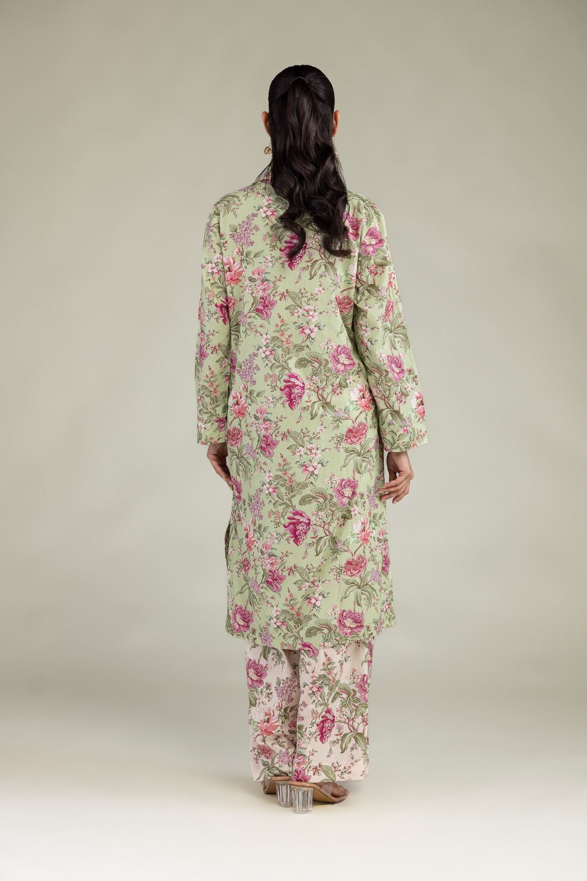 Floral Longline Kurta