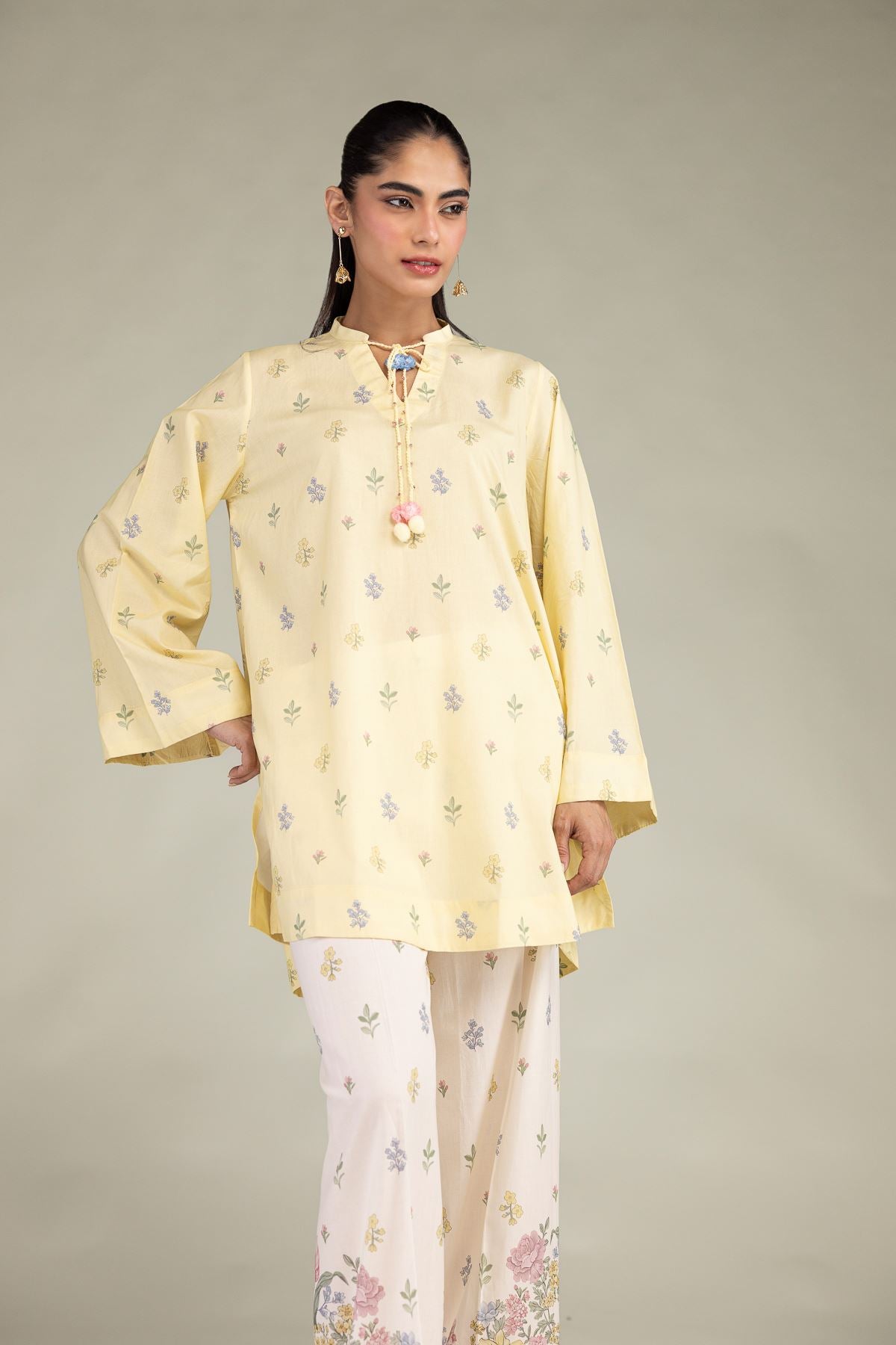 Short Yellow Kurta