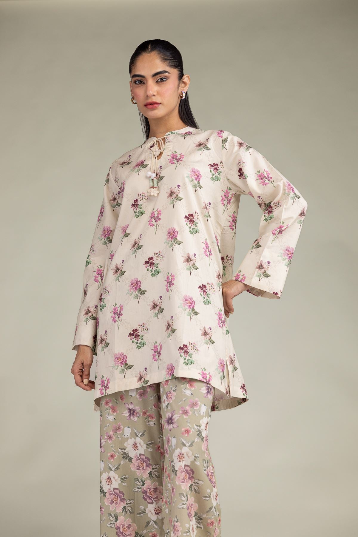 Printed Cotton Pants