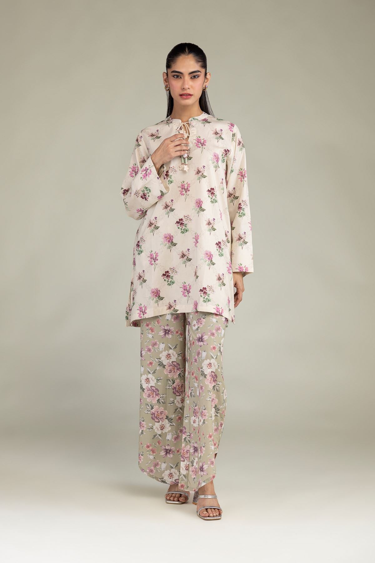 Printed Cotton Pants