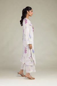 White V-Neck Kurta