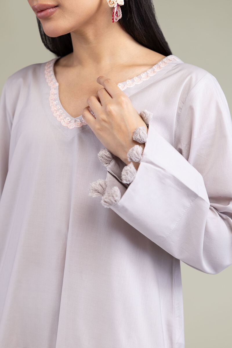 Floral Cambric Kurta