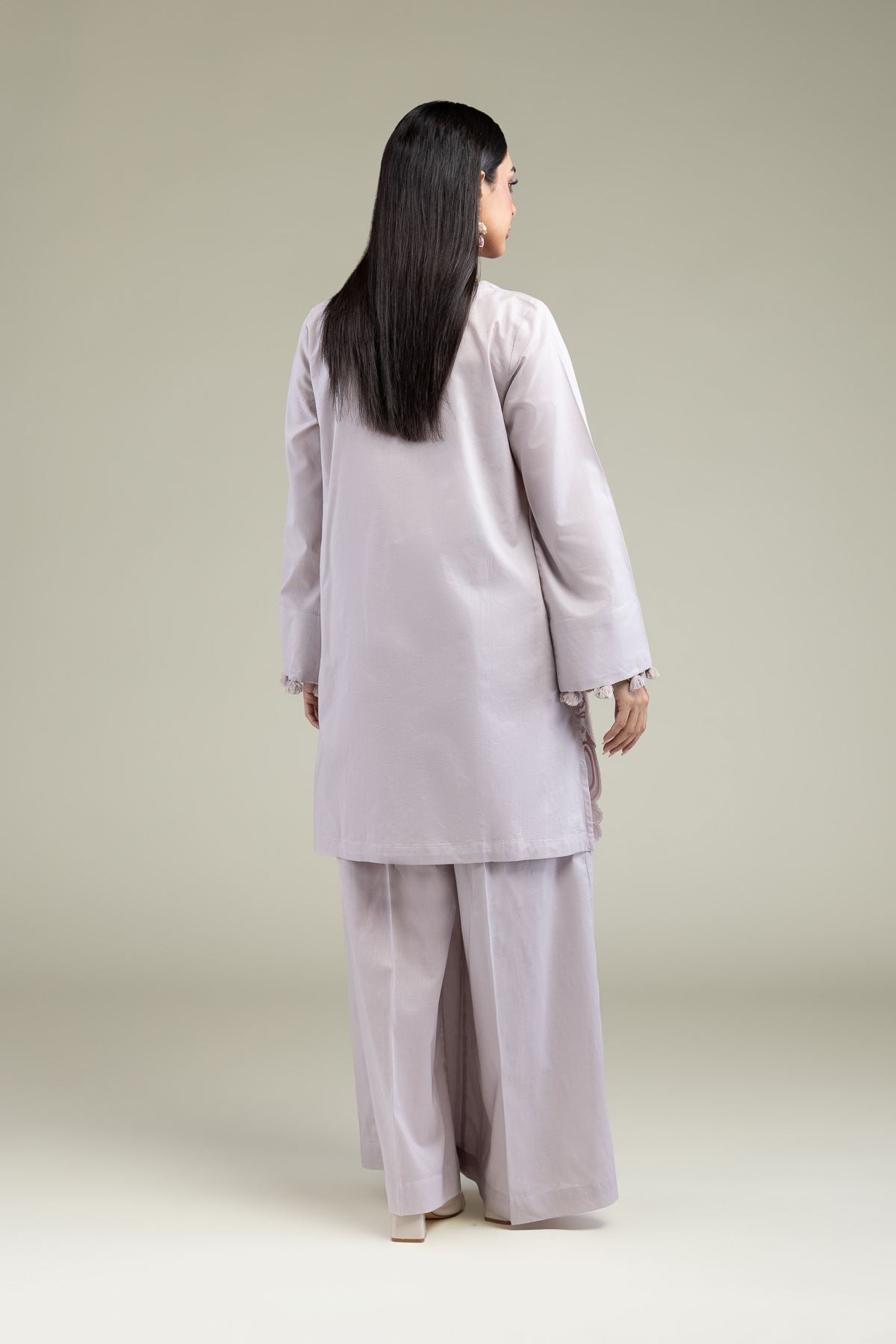Floral Cambric Kurta