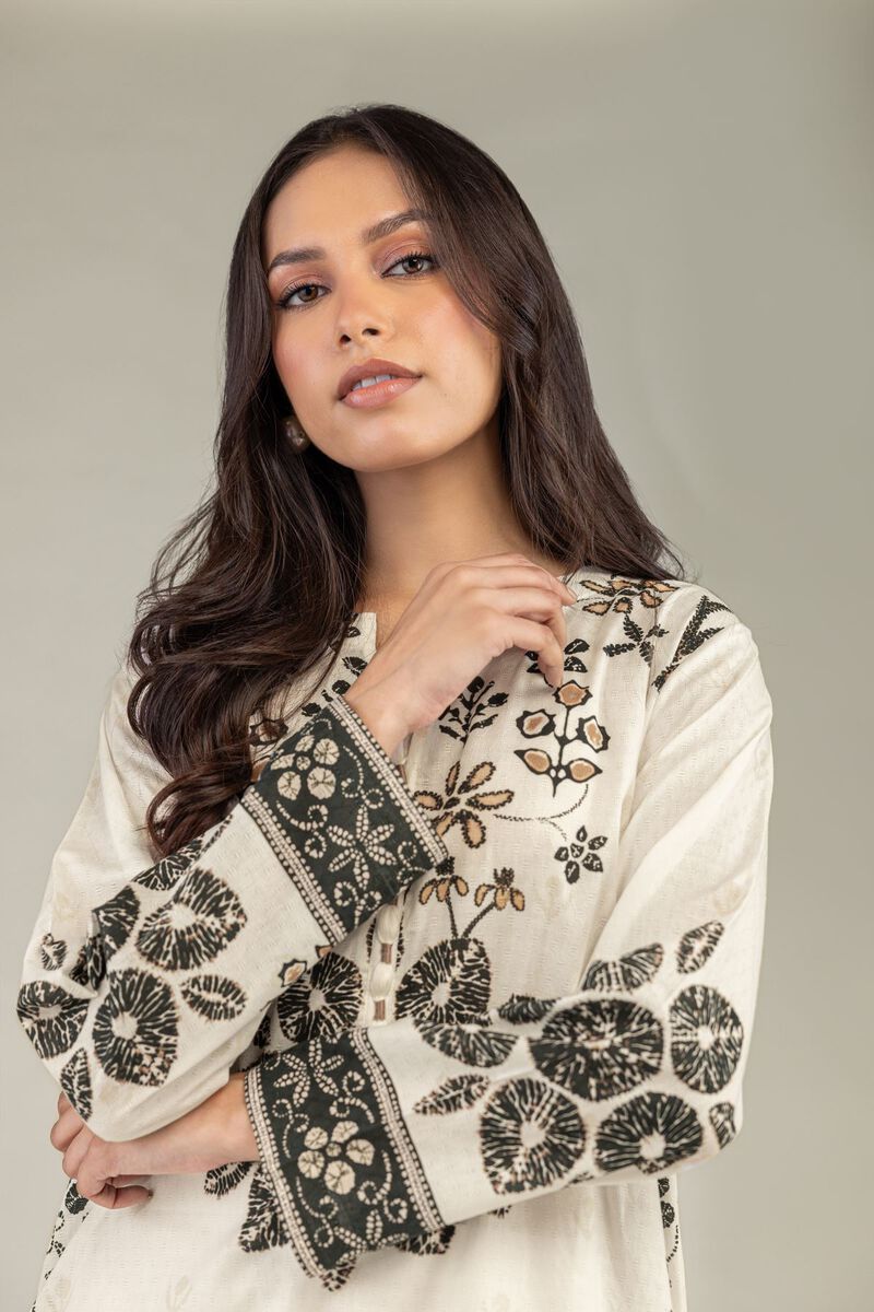 Short Floral Kurta