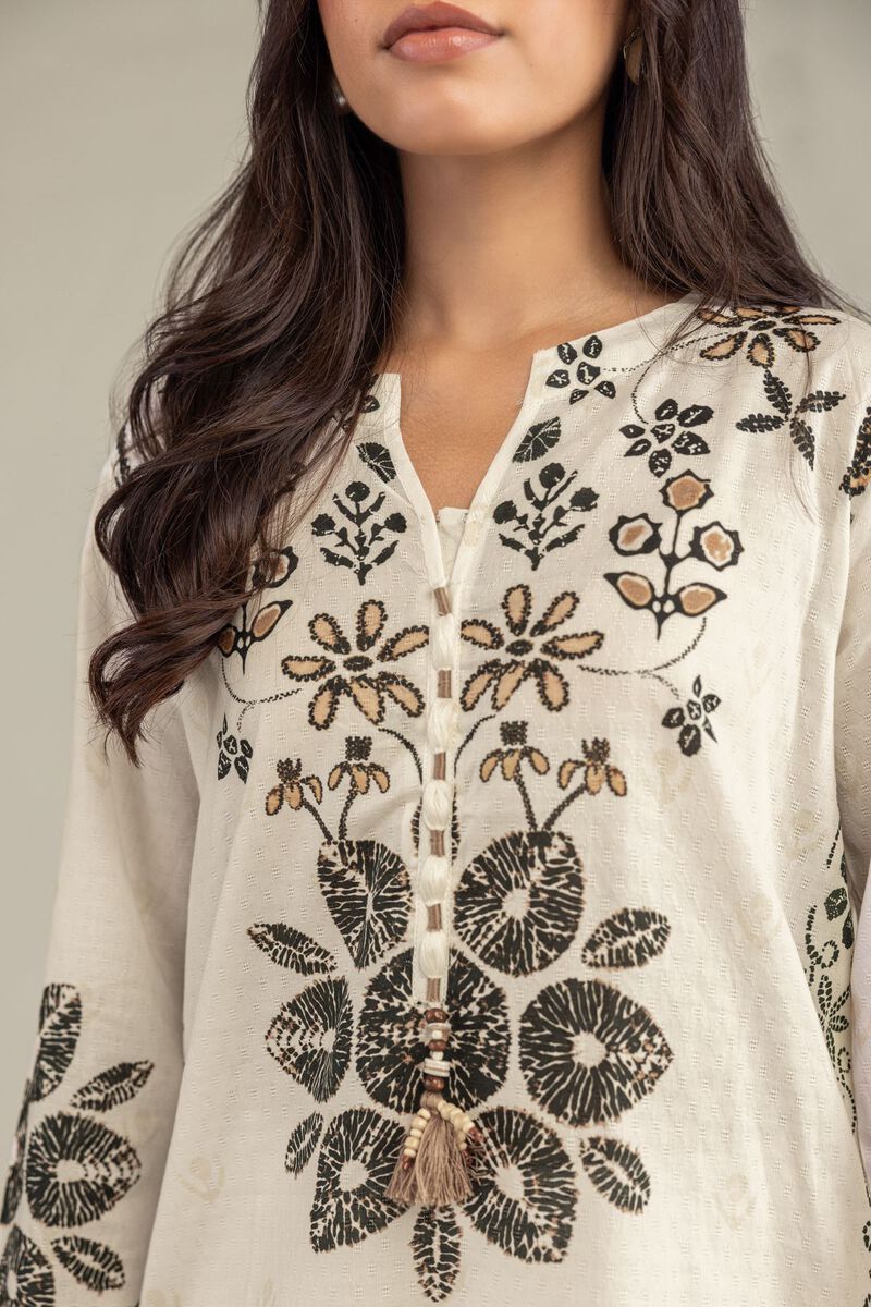 Short Floral Kurta