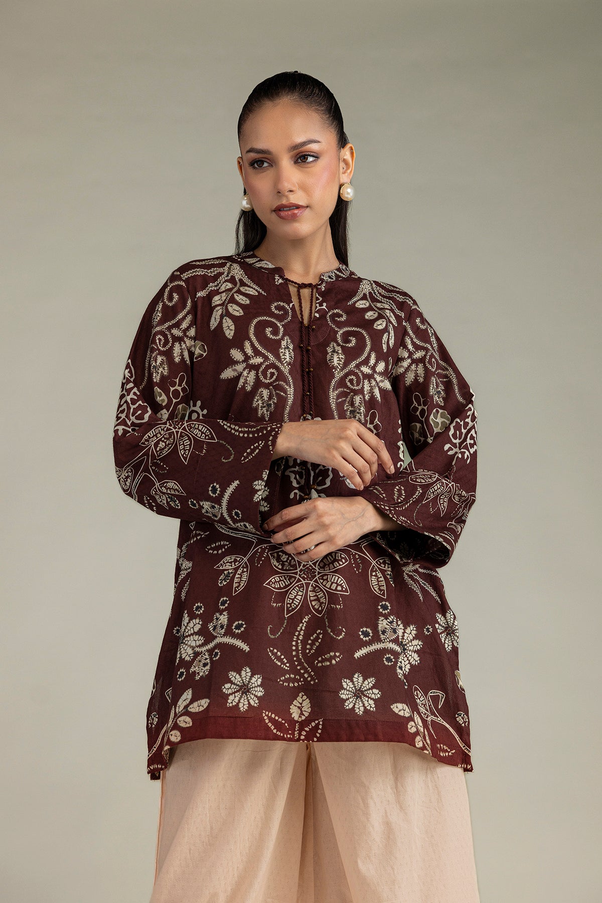 Floral Cotton Kurta