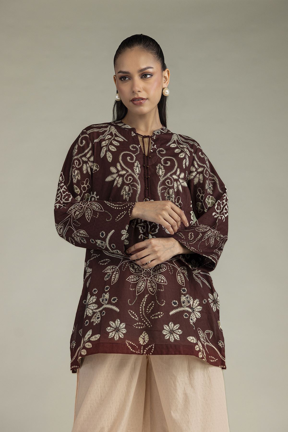 Floral Cotton Kurta