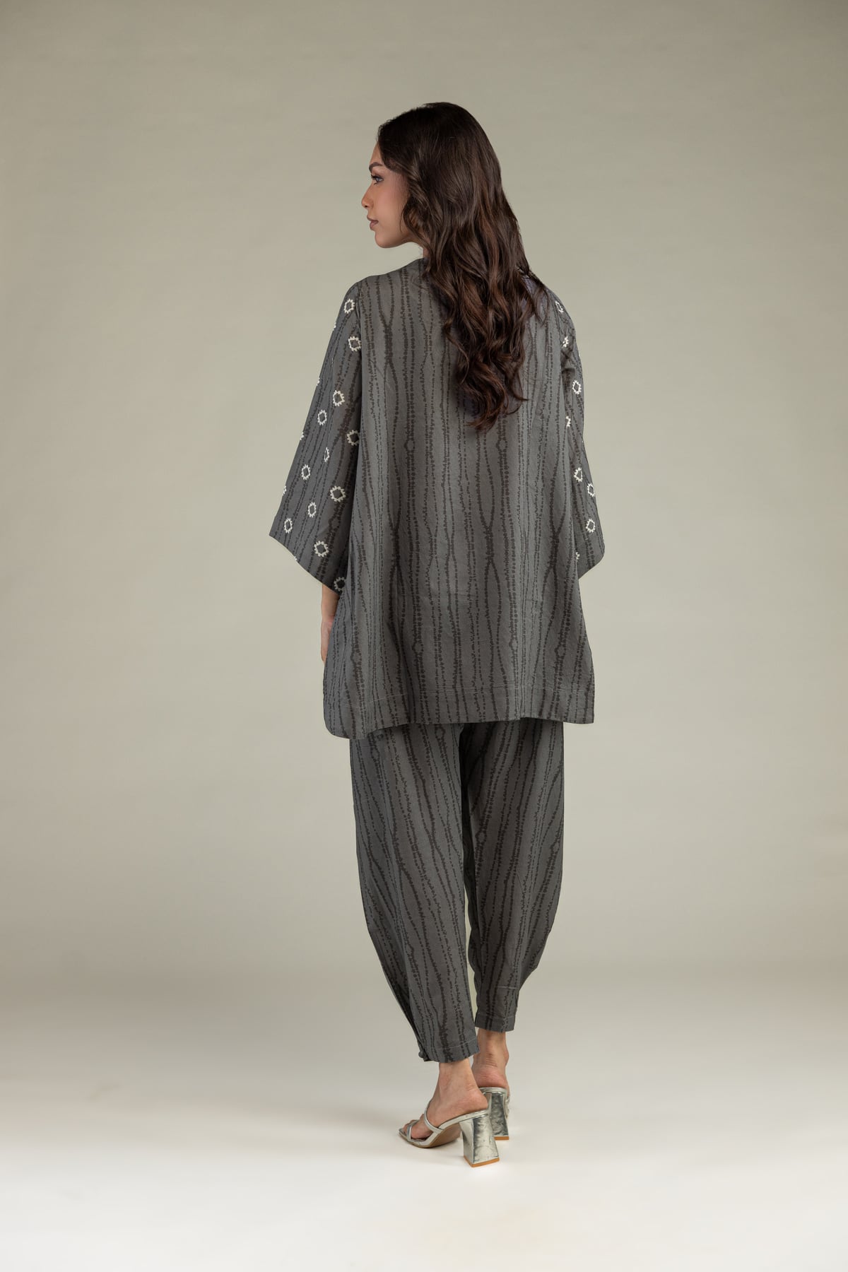 Gray Cotton Kurta