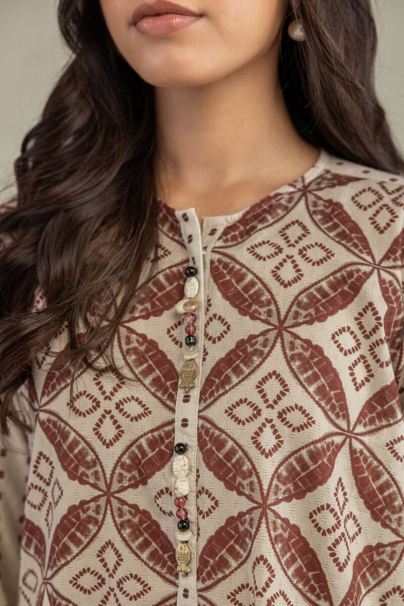 Beige Cotton Kurta